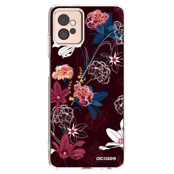 Picasee husă transparentă din silicon pentru Motorola Moto G32 - Dark Meadow