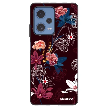 Picasee husă neagră din silicon pentru Xiaomi Redmi Note 12 Pro 5G - Dark Meadow