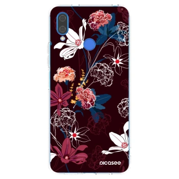Picasee husă transparentă din silicon pentru Huawei Nova 3 - Dark Meadow
