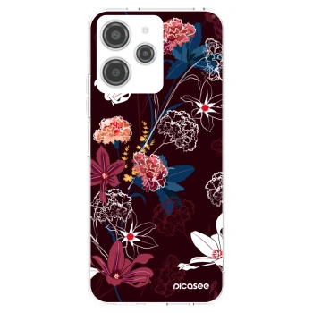 Picasee husă transparentă din silicon pentru Xiaomi Redmi 12 4G - Dark Meadow