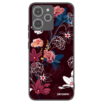 Picasee husă neagră din silicon pentru Xiaomi Redmi 12 4G - Dark Meadow