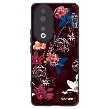 Picasee husă neagră din silicon pentru Honor 90 5G - Dark Meadow