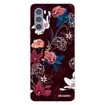 Picasee husă transparentă din silicon pentru Motorola Moto G62 - Dark Meadow