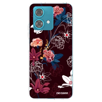 Picasee husă transparentă din silicon pentru Motorola Edge 40 Neo - Dark Meadow