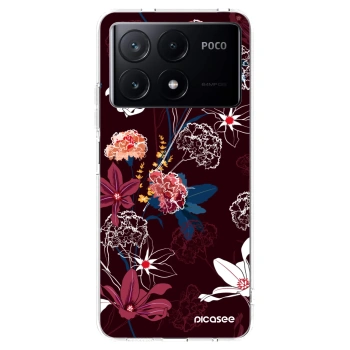 Picasee husă transparentă din silicon pentru Xiaomi Poco X6 Pro - Dark Meadow