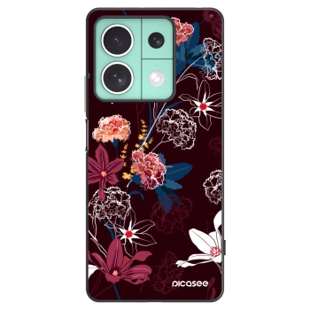 Picasee husă neagră din silicon pentru Xiaomi Redmi Note 13 5G - Dark Meadow
