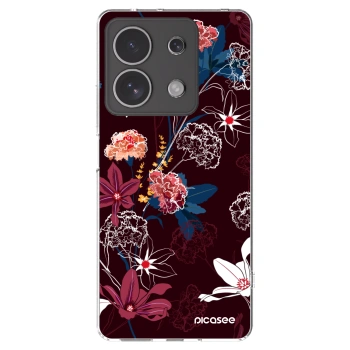 Picasee husă transparentă din silicon pentru Xiaomi Redmi Note 13 4G - Dark Meadow