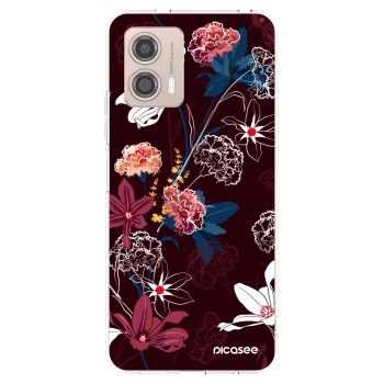 Picasee husă transparentă din silicon pentru Motorola Moto G53 5G - Dark Meadow