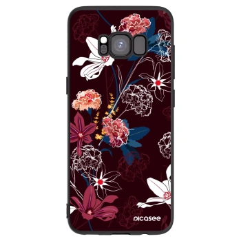 Picasee husă neagră din silicon pentru Samsung Galaxy S8 G950F - Dark Meadow