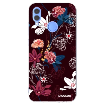 Picasee husă transparentă din silicon pentru Honor 10 Lite - Dark Meadow