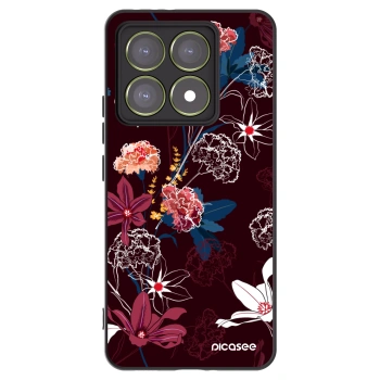 Picasee husă neagră din silicon pentru Xiaomi 14T - Dark Meadow