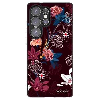Picasee husă neagră din silicon pentru Samsung Galaxy S25 Ultra 5G - Dark Meadow