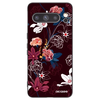 Picasee husă neagră din silicon pentru Google Pixel 8 Pro - Dark Meadow
