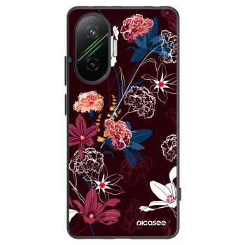 Picasee husă neagră din silicon pentru Xiaomi Poco F7 Pro 5G - Dark Meadow