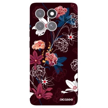 Picasee husă neagră din silicon pentru Motorola Edge 60 Pro - Dark Meadow