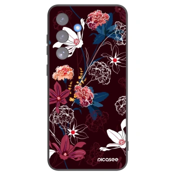 Picasee husă neagră din silicon pentru Samsung Galaxy S25 FE 5G - Dark Meadow