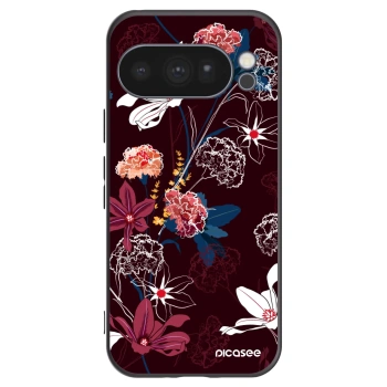 Picasee husă neagră din silicon pentru Google Pixel 10 Pro - Dark Meadow