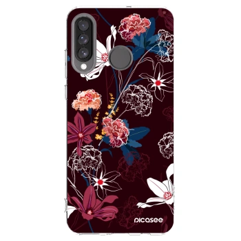 Picasee husă transparentă din silicon pentru Huawei P30 Lite - Dark Meadow