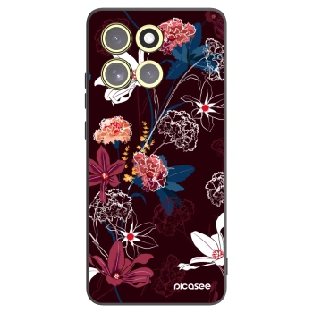 Picasee husă neagră din silicon pentru Motorola Moto G86 Power 5G - Dark Meadow