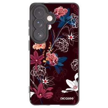 Picasee husă neagră din silicon pentru Samsung Galaxy S26 - Dark Meadow