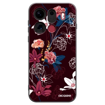 Picasee husă neagră din silicon pentru OPPO Find X9 Pro - Dark Meadow