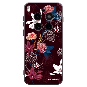 Picasee husă neagră din silicon pentru Vivo X300 Pro - Dark Meadow