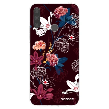 Picasee husă transparentă din silicon pentru Huawei P40 Lite E - Dark Meadow