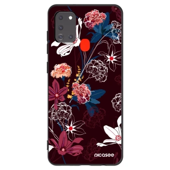 Picasee husă neagră din silicon pentru Samsung Galaxy A21s - Dark Meadow