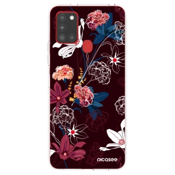 Picasee husă transparentă din silicon pentru Samsung Galaxy A21s - Dark Meadow