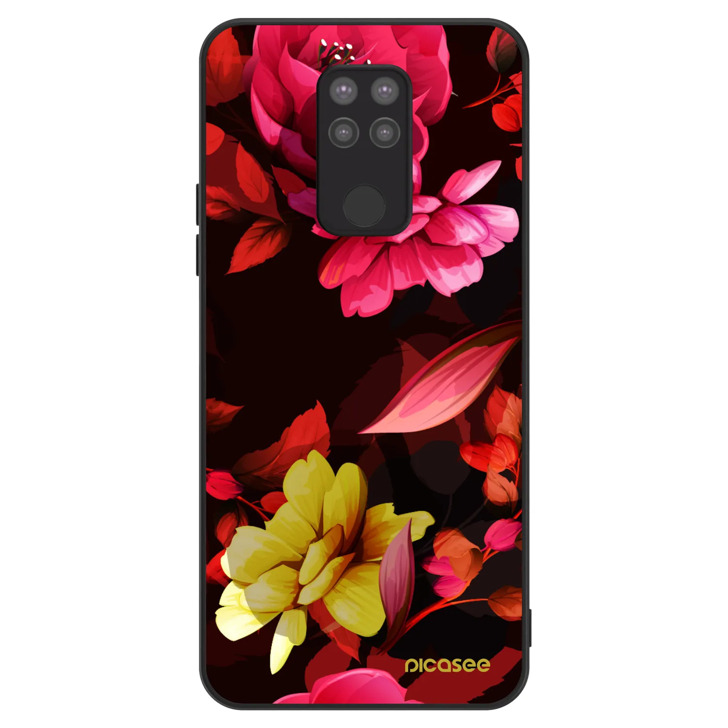 Picasee ULTIMATE CASE pentru Xiaomi Redmi Note 9 - Dark Peonny