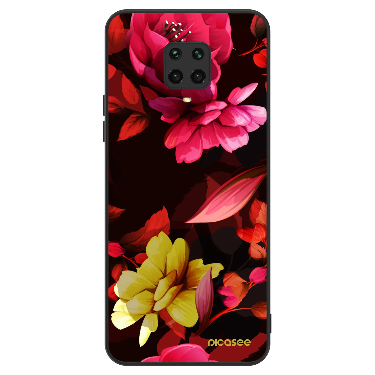 Picasee ULTIMATE CASE pentru Xiaomi Redmi Note 9 Pro - Dark Peonny