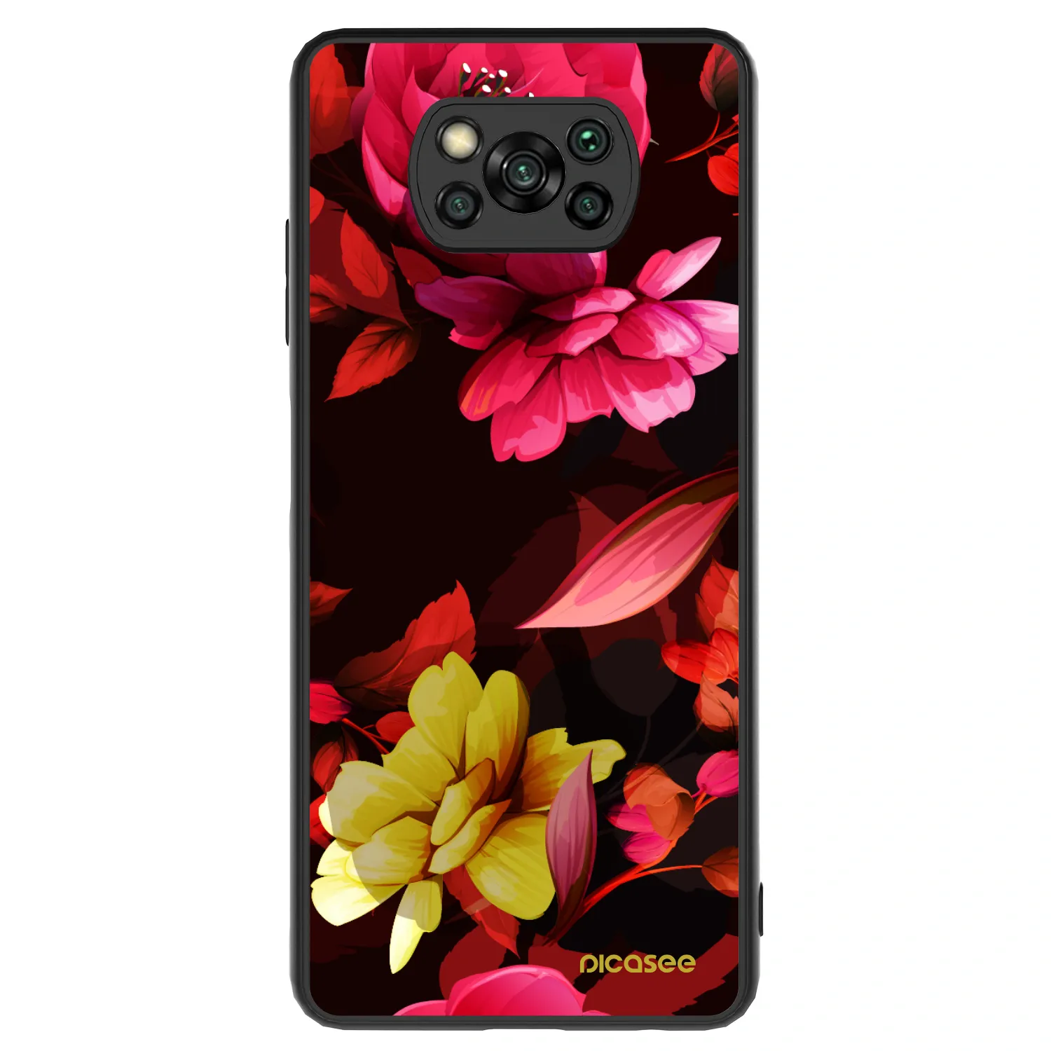 Picasee ULTIMATE CASE pentru Xiaomi Poco X3 - Dark Peonny