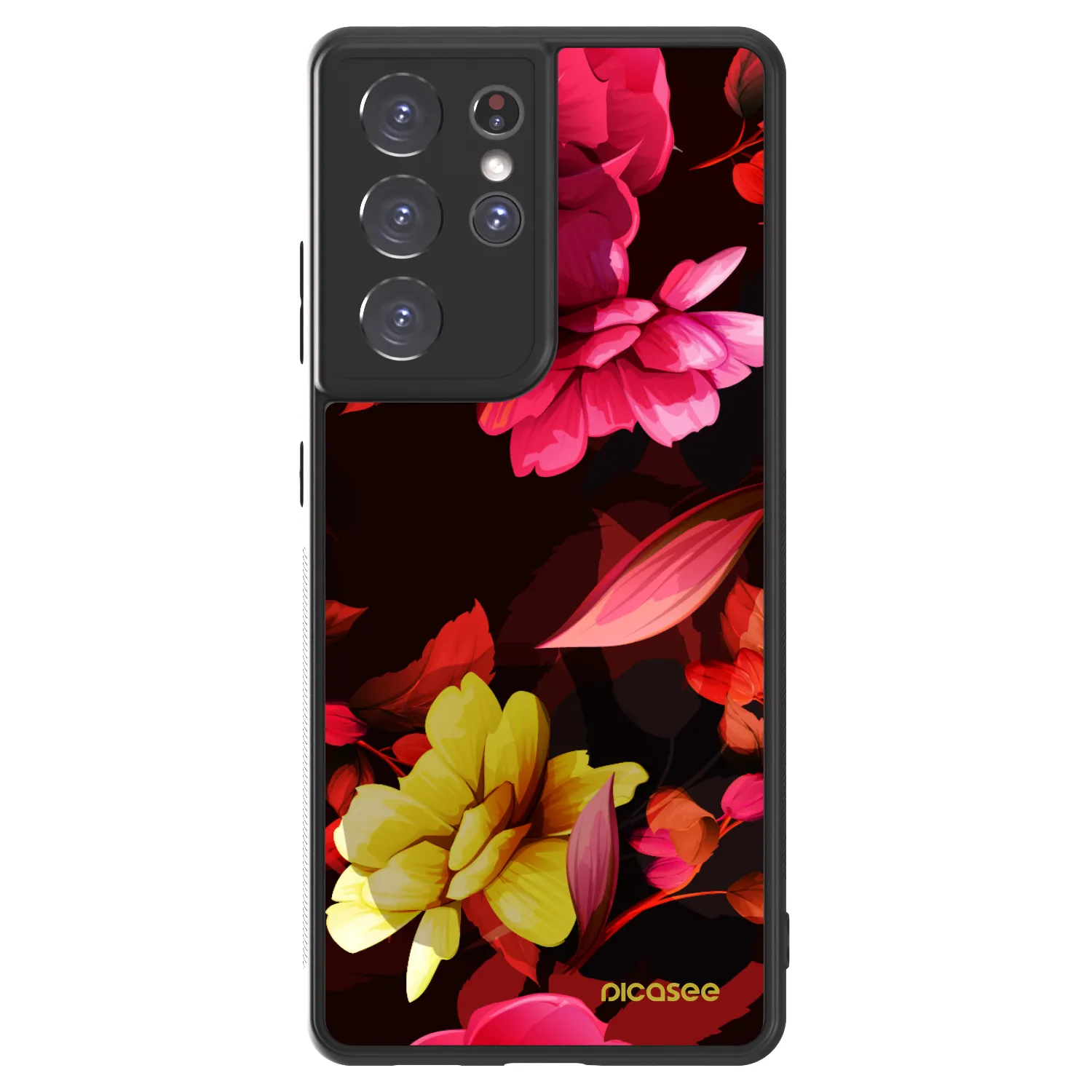 Picasee ULTIMATE CASE pentru Samsung Galaxy S21 Ultra 5G G998B - Dark Peonny