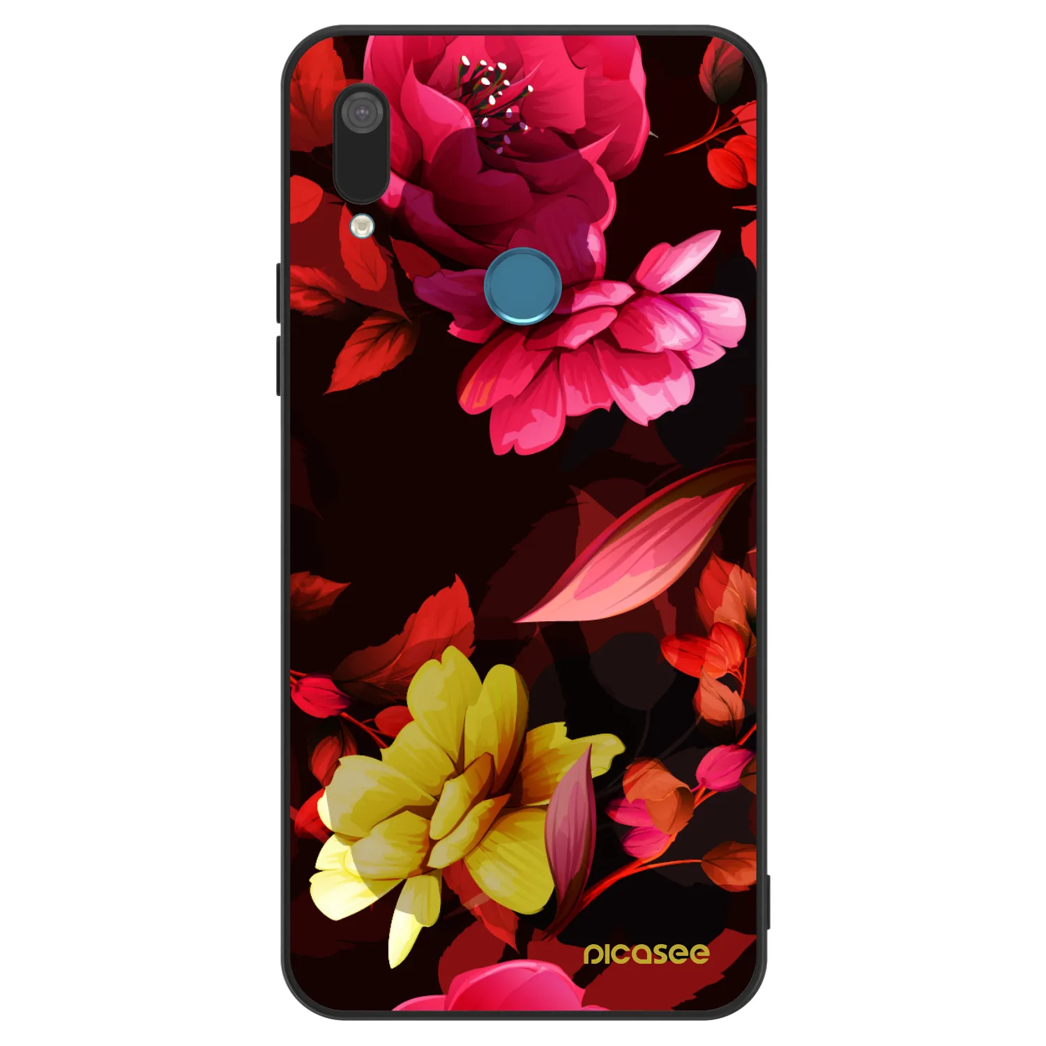 Picasee ULTIMATE CASE pentru Huawei Y7 2019 - Dark Peonny