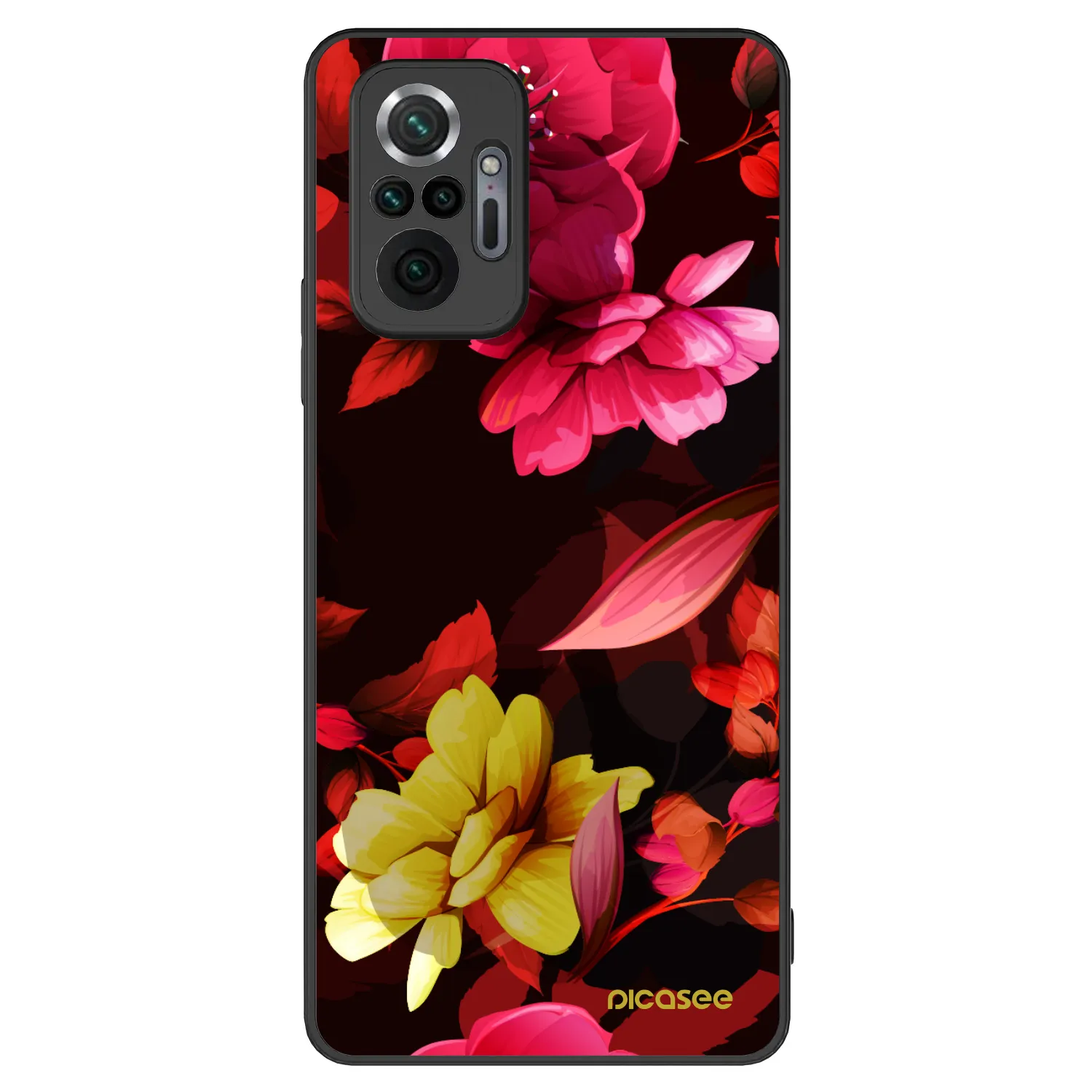 Picasee ULTIMATE CASE pentru Xiaomi Redmi Note 10 Pro - Dark Peonny