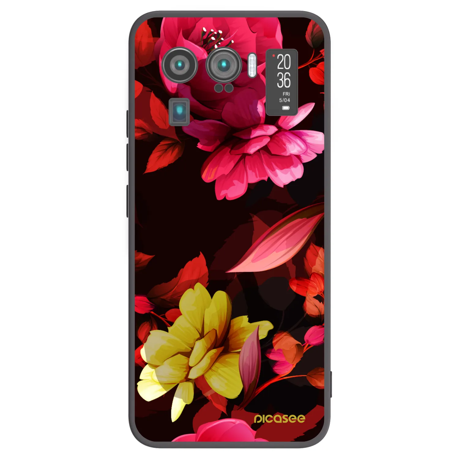 Picasee husă neagră din silicon pentru Xiaomi Mi 11 Ultra - Dark Peonny