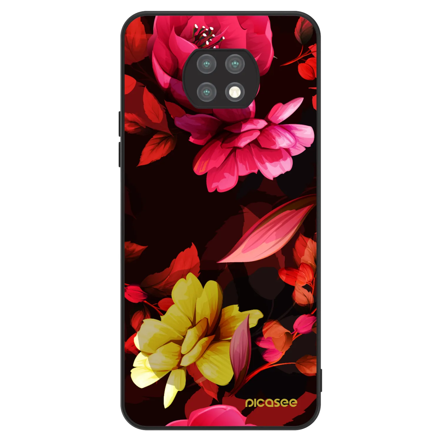 Picasee ULTIMATE CASE pentru Xiaomi Redmi Note 9T - Dark Peonny