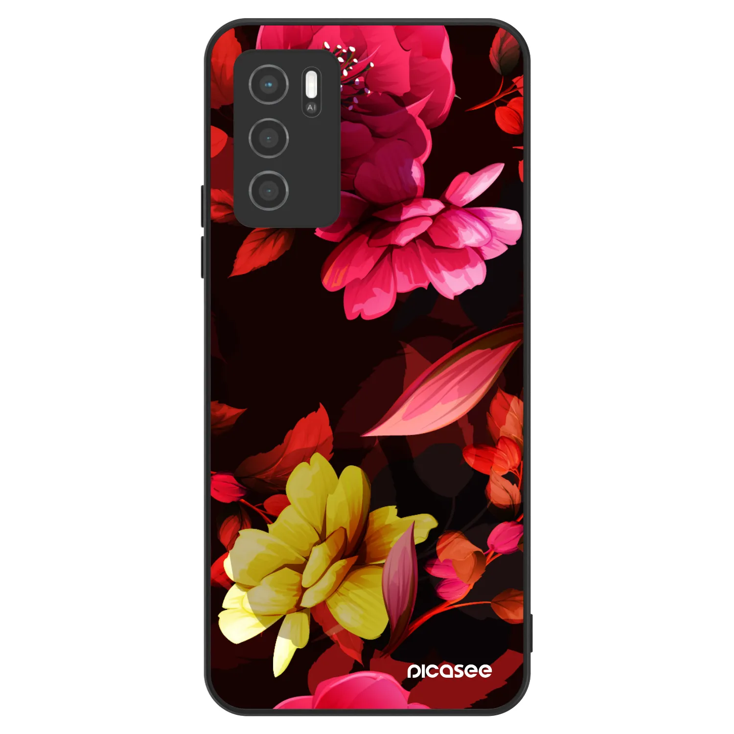 Picasee ULTIMATE CASE pentru OPPO A16s - Dark Peonny