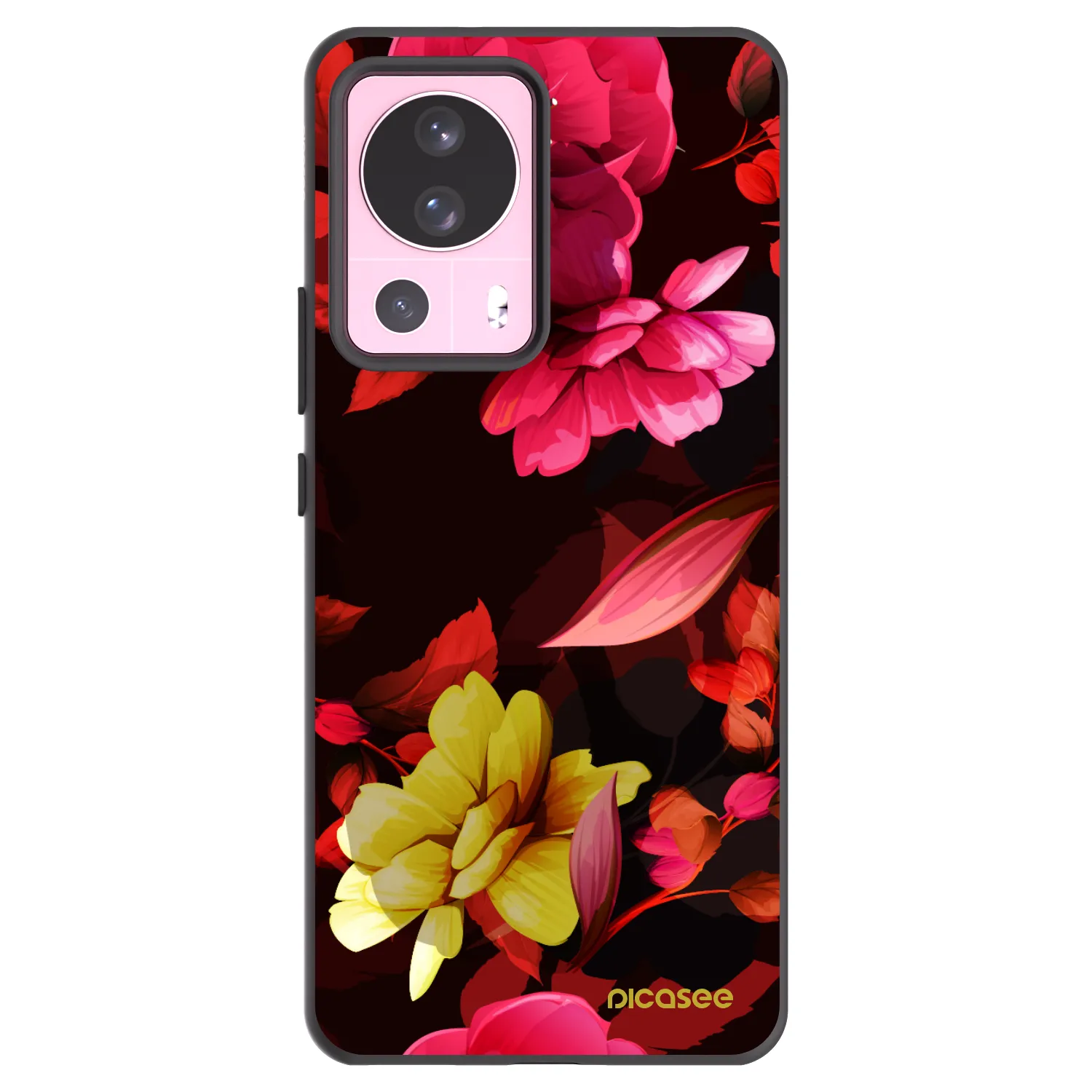 Picasee husă neagră din silicon pentru Xiaomi 13 Lite - Dark Peonny