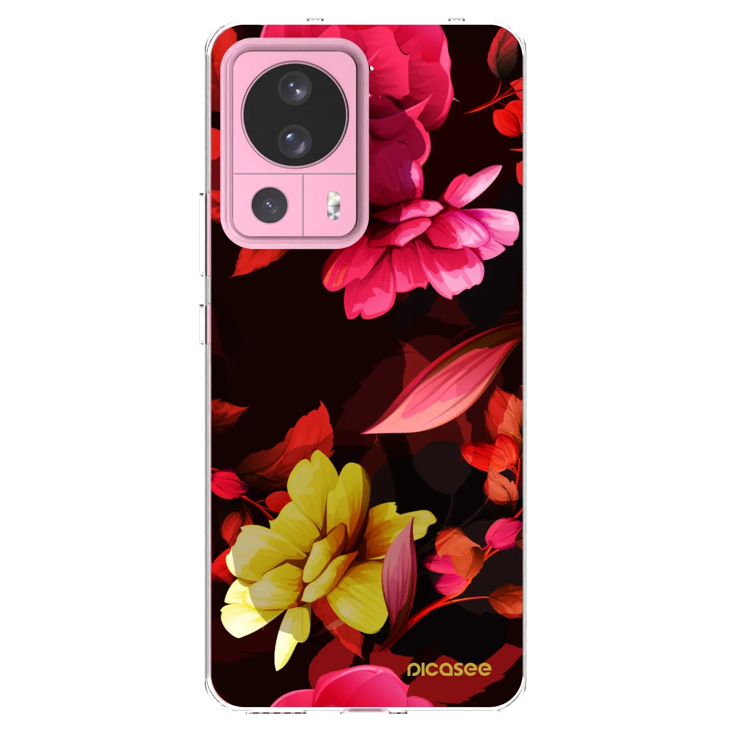 Picasee husă transparentă din silicon pentru Xiaomi 13 Lite - Dark Peonny