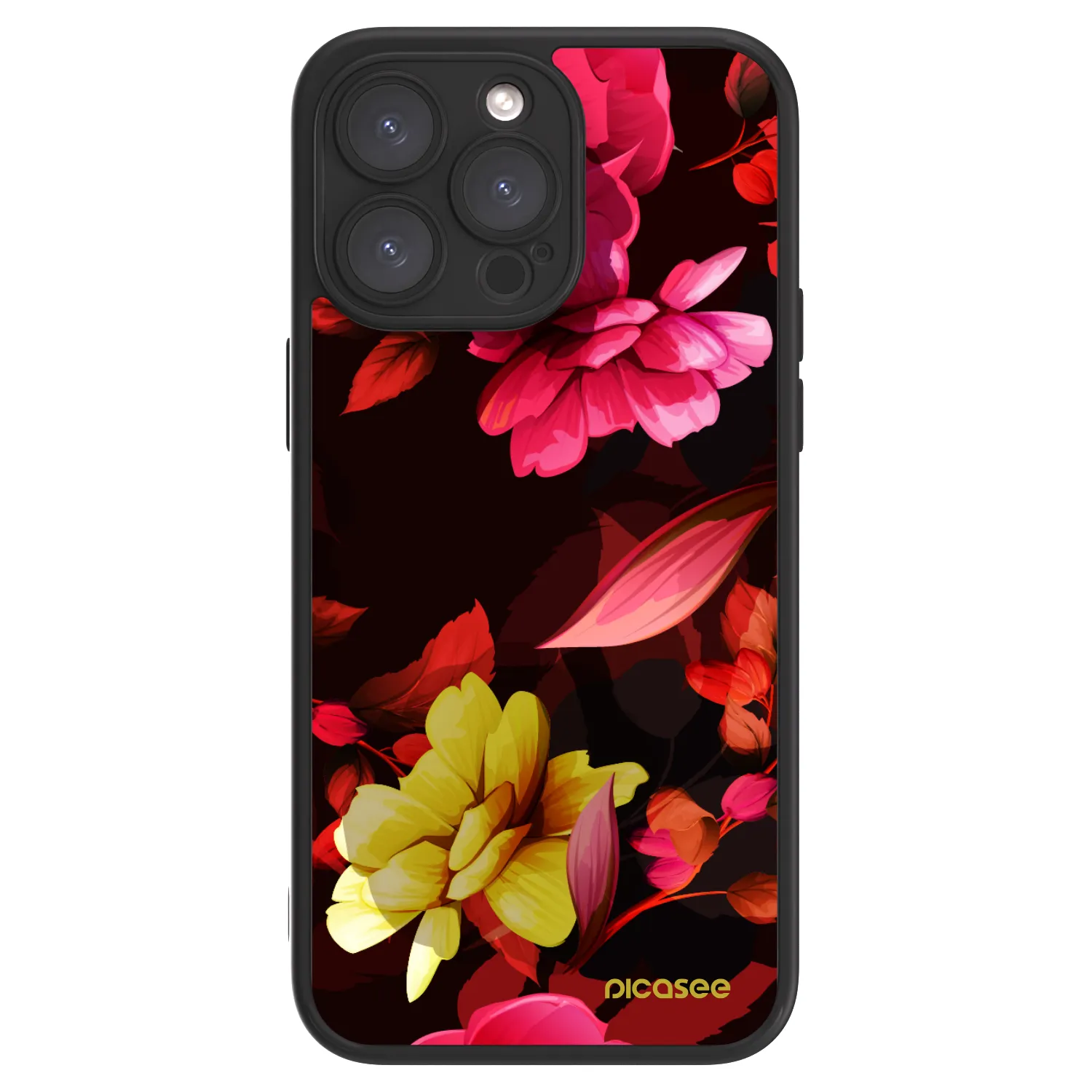 Picasee ULTIMATE CASE pentru Apple iPhone 15 Pro Max - Dark Peonny