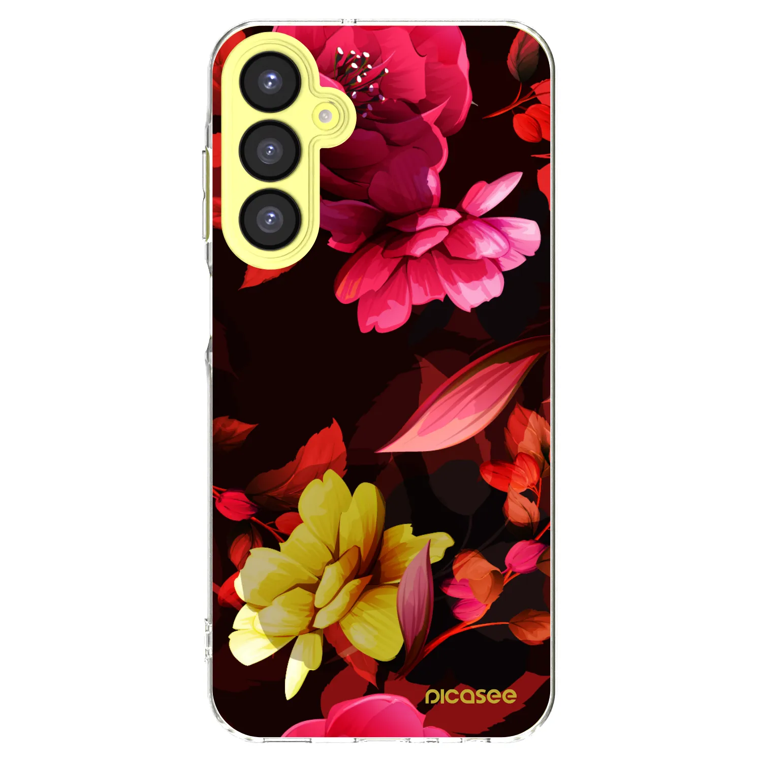 Picasee husă transparentă din silicon pentru Samsung Galaxy A25 A256B 5G - Dark Peonny