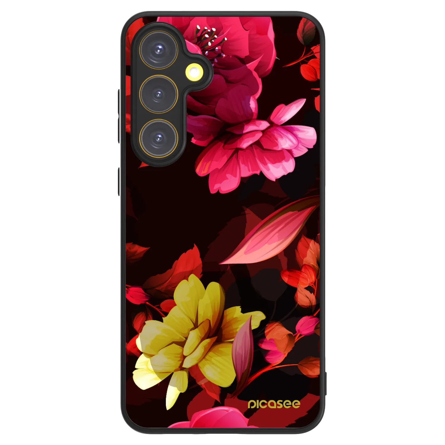Picasee ULTIMATE CASE PowerShare pentru Samsung Galaxy S24 FE S721B - Dark Peonny