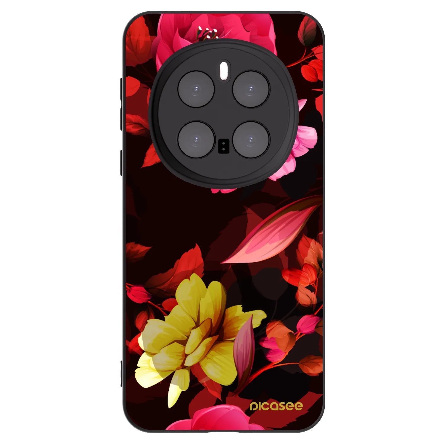 Picasee husă neagră din silicon pentru Honor Magic7 Pro 5G - Dark Peonny