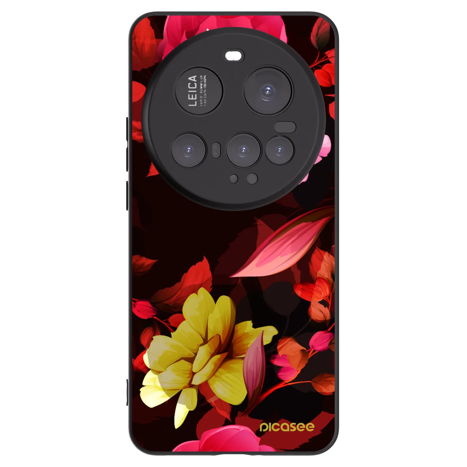 Picasee husă neagră din silicon pentru Xiaomi 15 Ultra - Dark Peonny