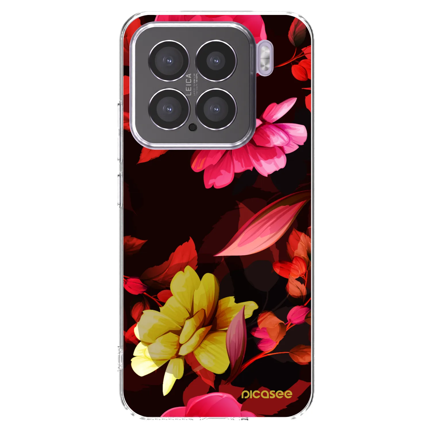 Picasee husă transparentă din silicon pentru Xiaomi 15 - Dark Peonny