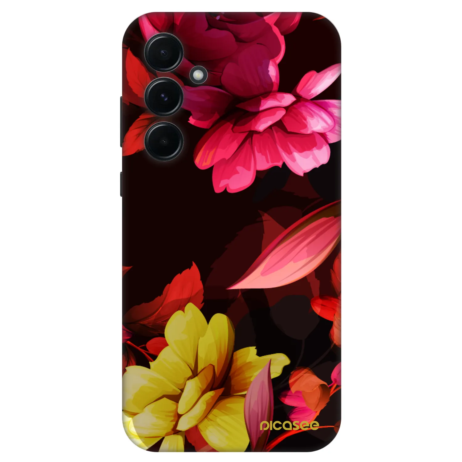 Picasee Fashion Case pentru Samsung Galaxy A55 5G A556B - Dark Peonny