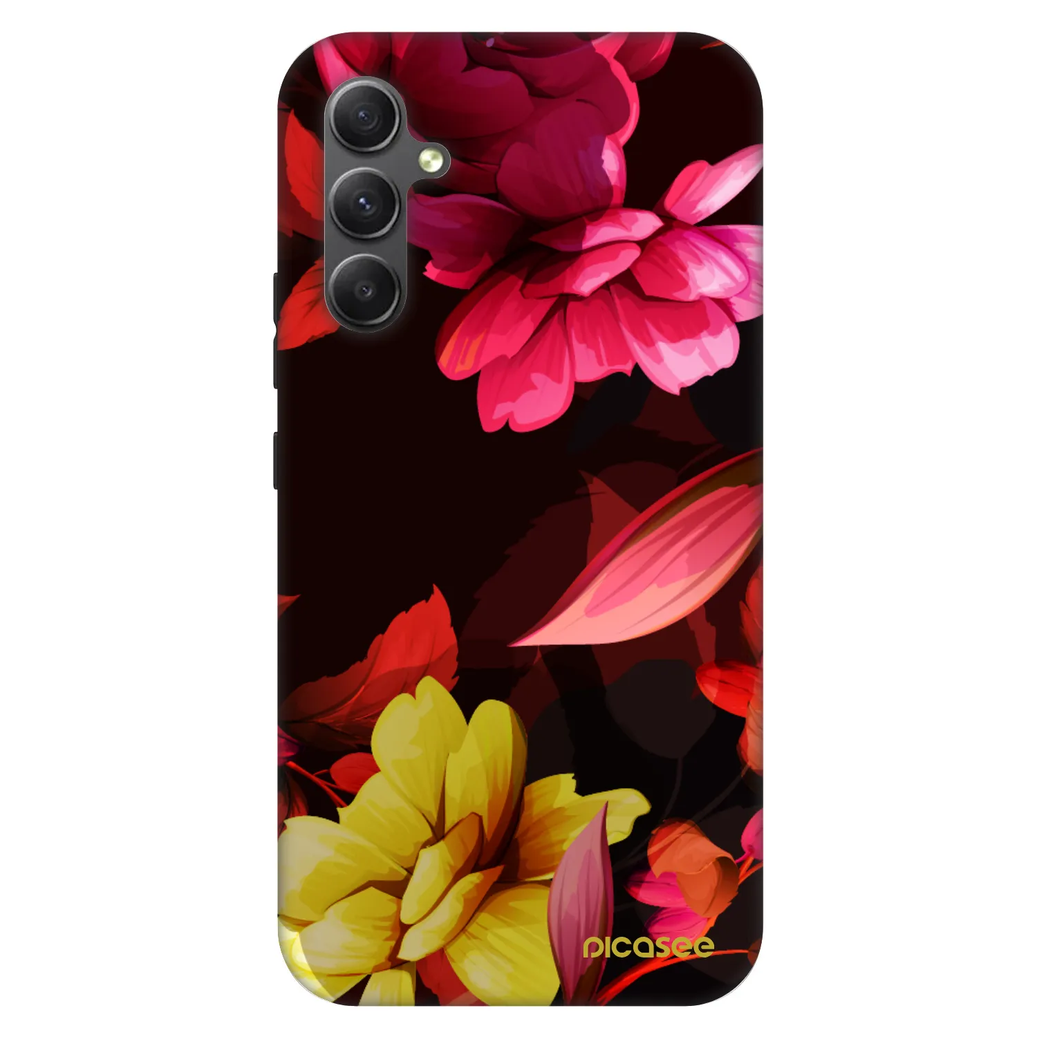Picasee Fashion Case pentru Samsung Galaxy A34 5G A346B - Dark Peonny