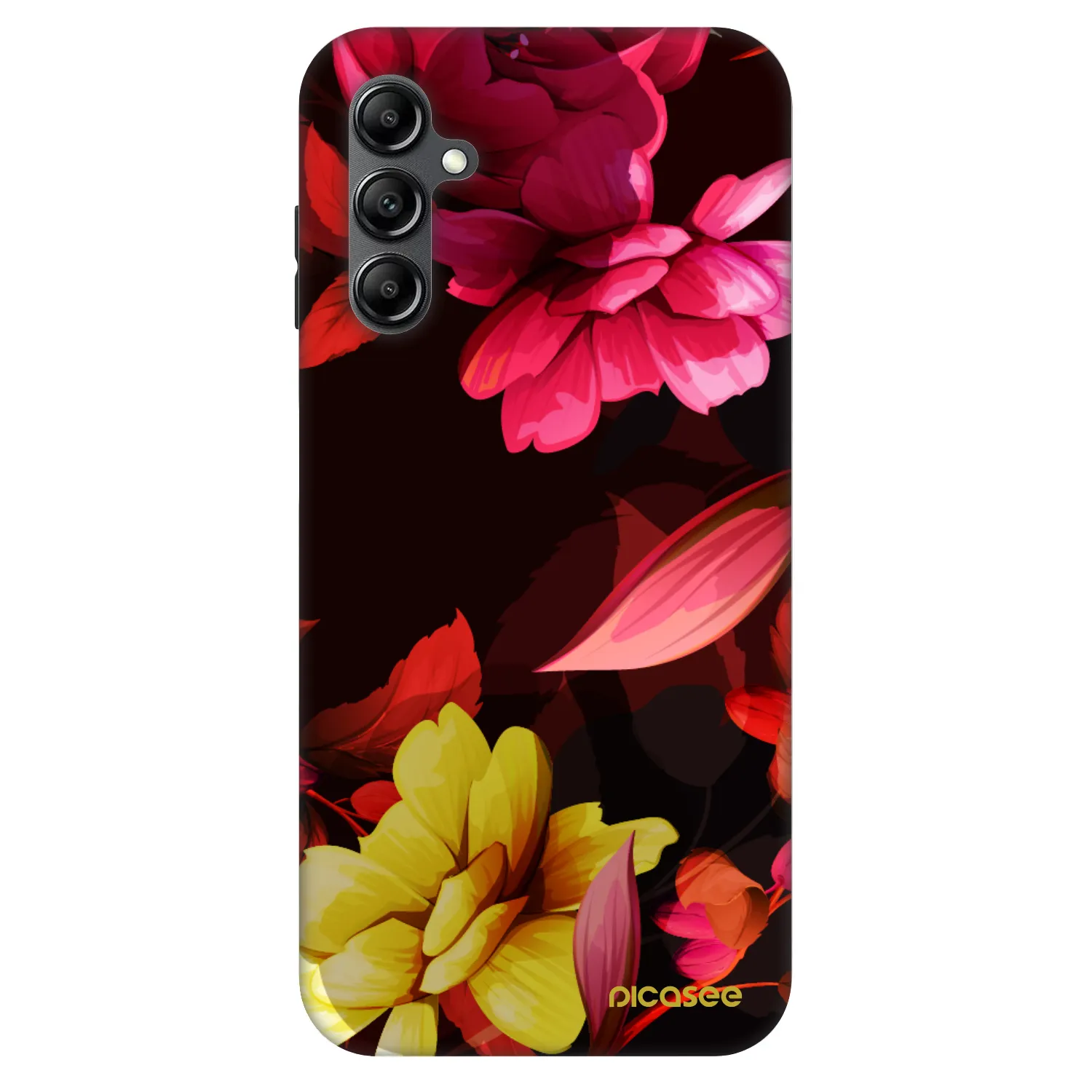 Picasee Fashion Case pentru Samsung Galaxy A14 4G A145R - Dark Peonny