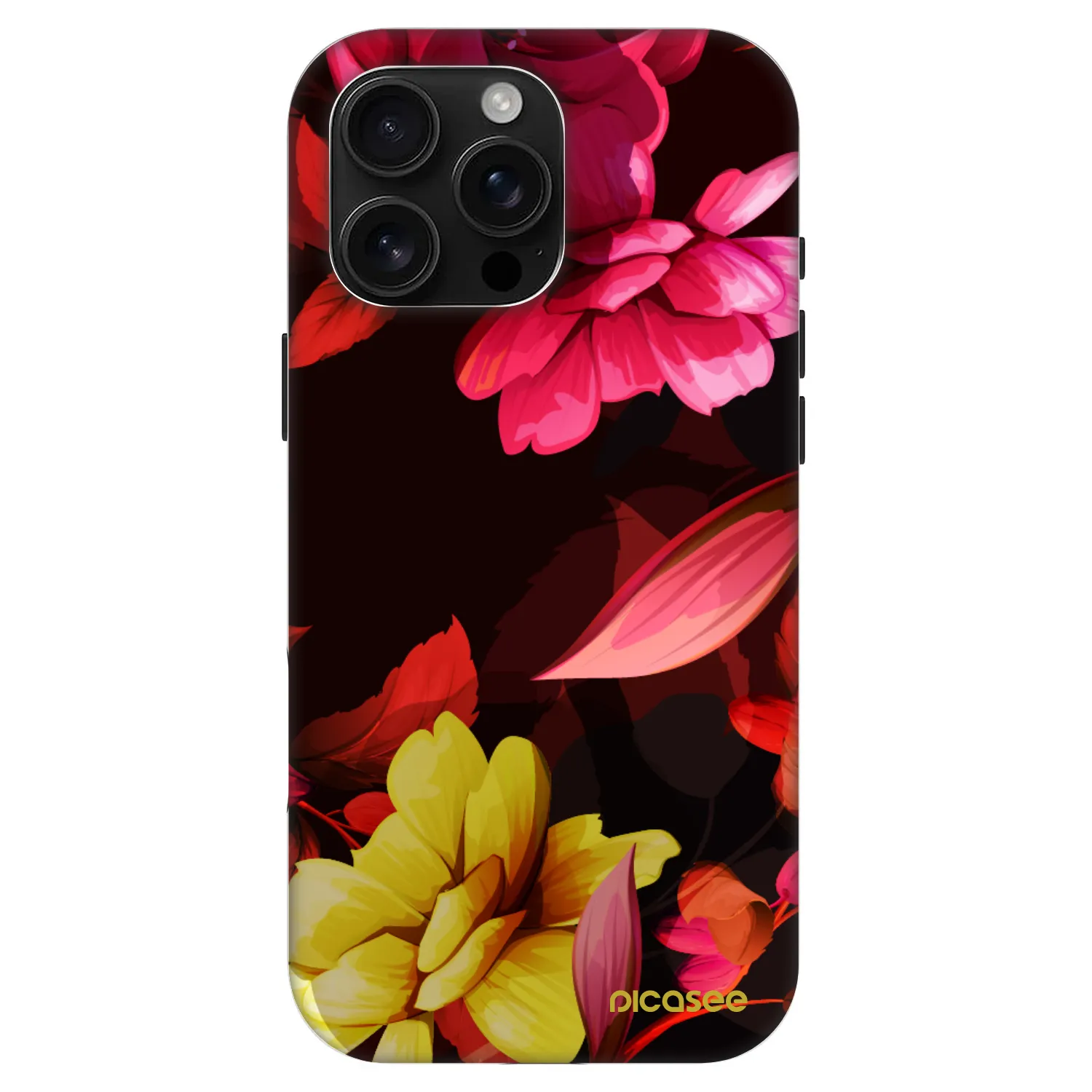 Picasee Fashion Case MagSafe pentru Apple iPhone 16 Pro Max - Dark Peonny